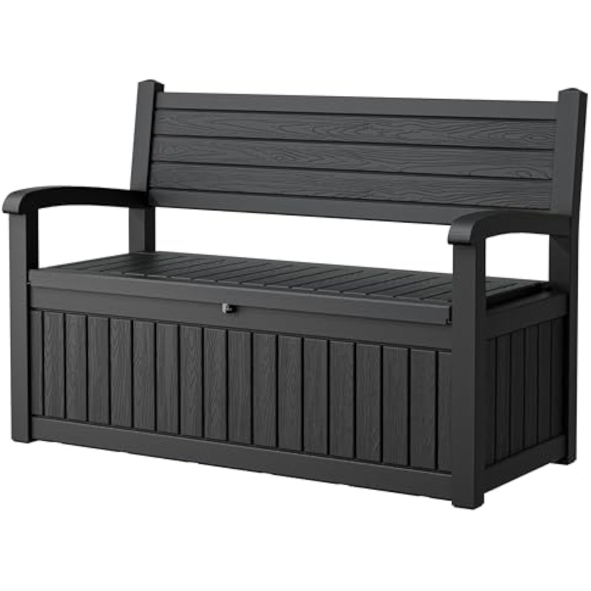 Outdoor Furniture Resin - 80-galonowy, wodoodporny, z żywicy, zamykany na