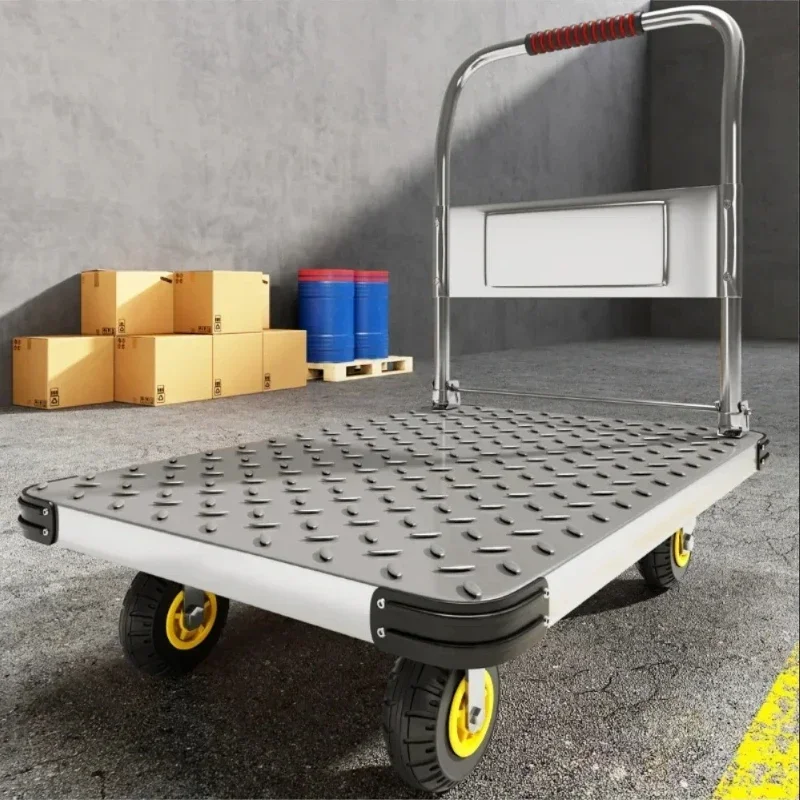 Outdoor Furniture Glides - Wózek ze staliową płytką, Wózek czterokołowy,