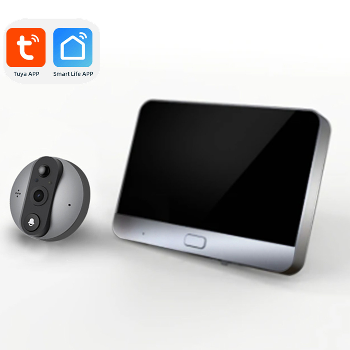 Outdoor Furniture Glider - 4,3-calowy ekran IPS, 2MP, 1080P, dzwonek