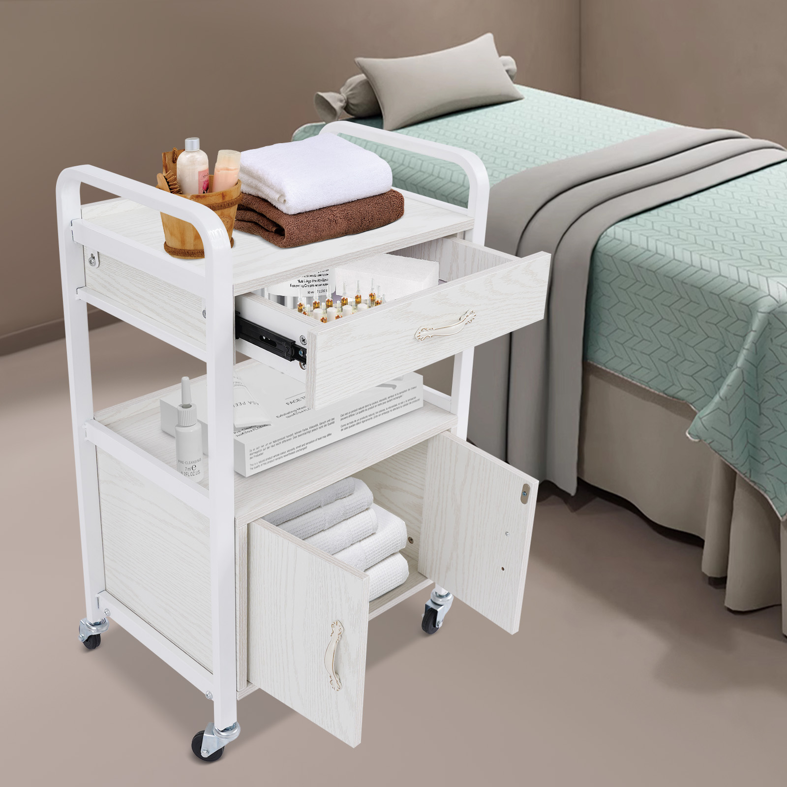 Outdoor Furniture Glides - Biała, odporna na rdzę szafka do