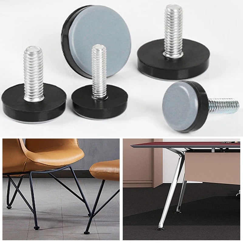Outdoor Furniture Glider - 10 szt. Okrągłe poziomujące podkładki gwintowane