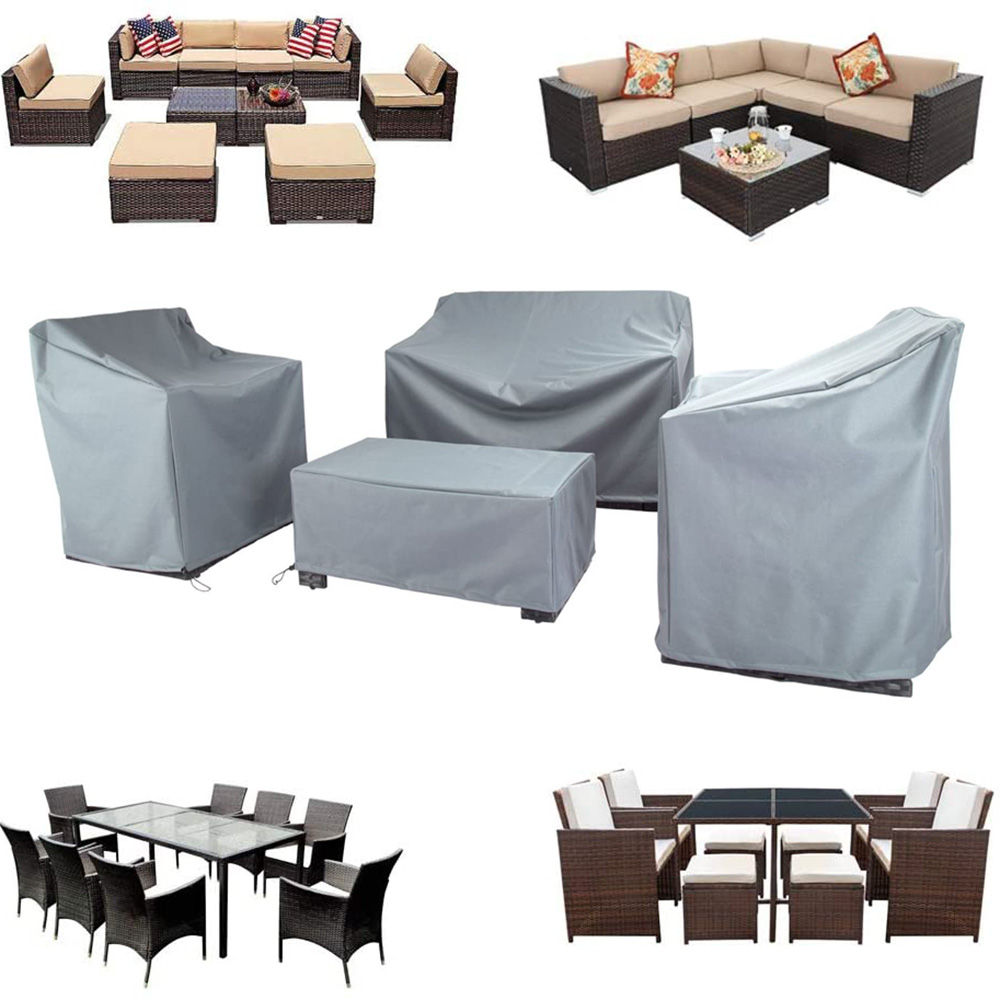 Outdoor Furniture Plans - 1-4-częściowy zestaw pokrowców na meble ogrodowe