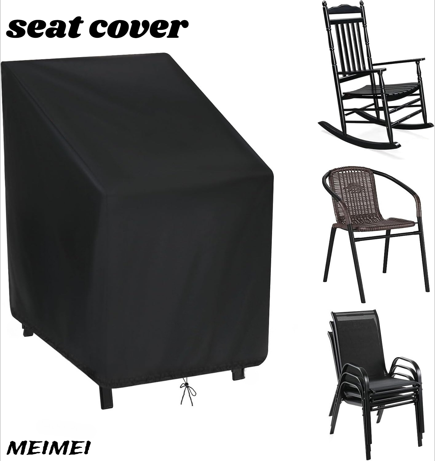 Outdoor Furniture Quality - Pokrowiec na krzesła, torba do przechowywania,