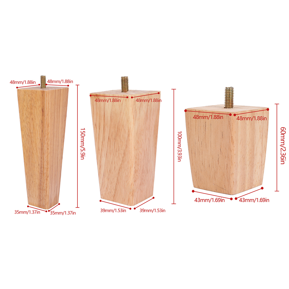 4 szt. 6/10/15cm nóżki do mebl – Adirondack Chair Wood recenzja i cena