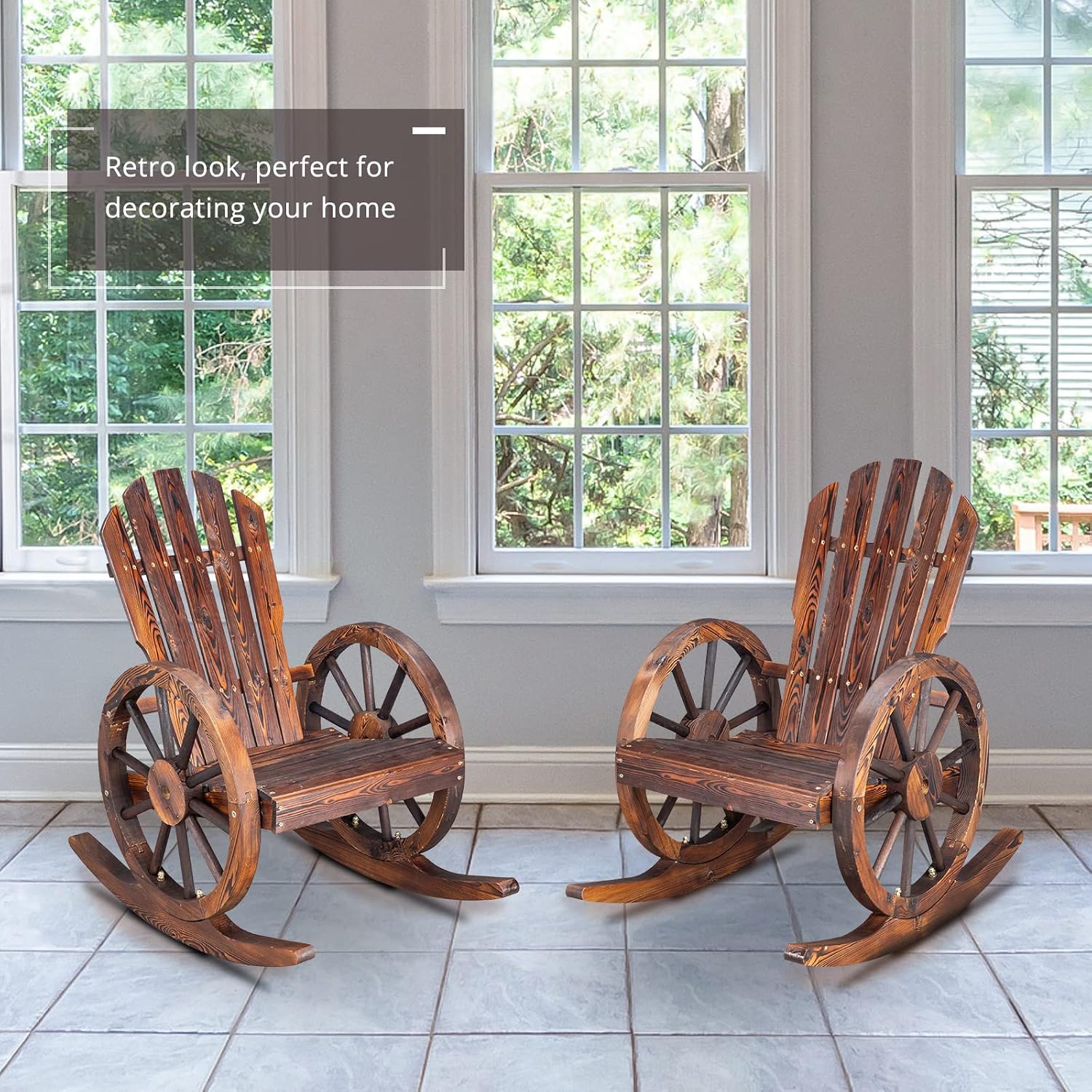 Zestaw 2 krzeseł bujanych Adir – Adirondack Chair Wood recenzja i cena