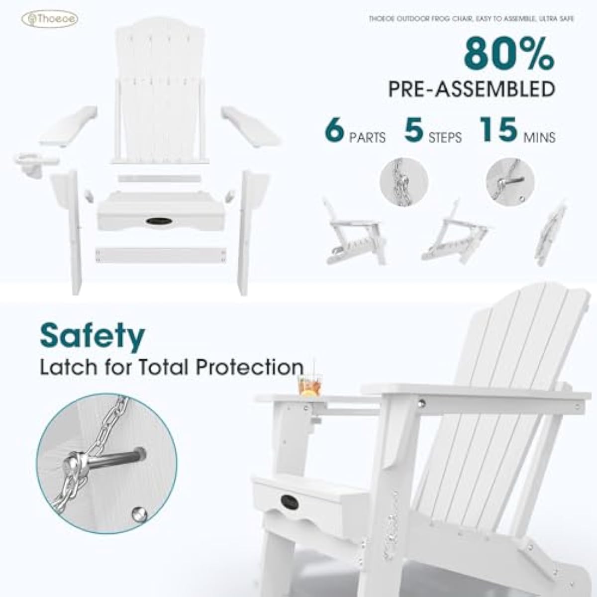 Składane krzesła Adirondack, z – Adirondack Chair Wood recenzja i cena
