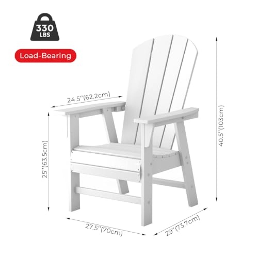 Krzesła ogrodowe z HDPE typu A – Adirondack Chair Wood recenzja i cena