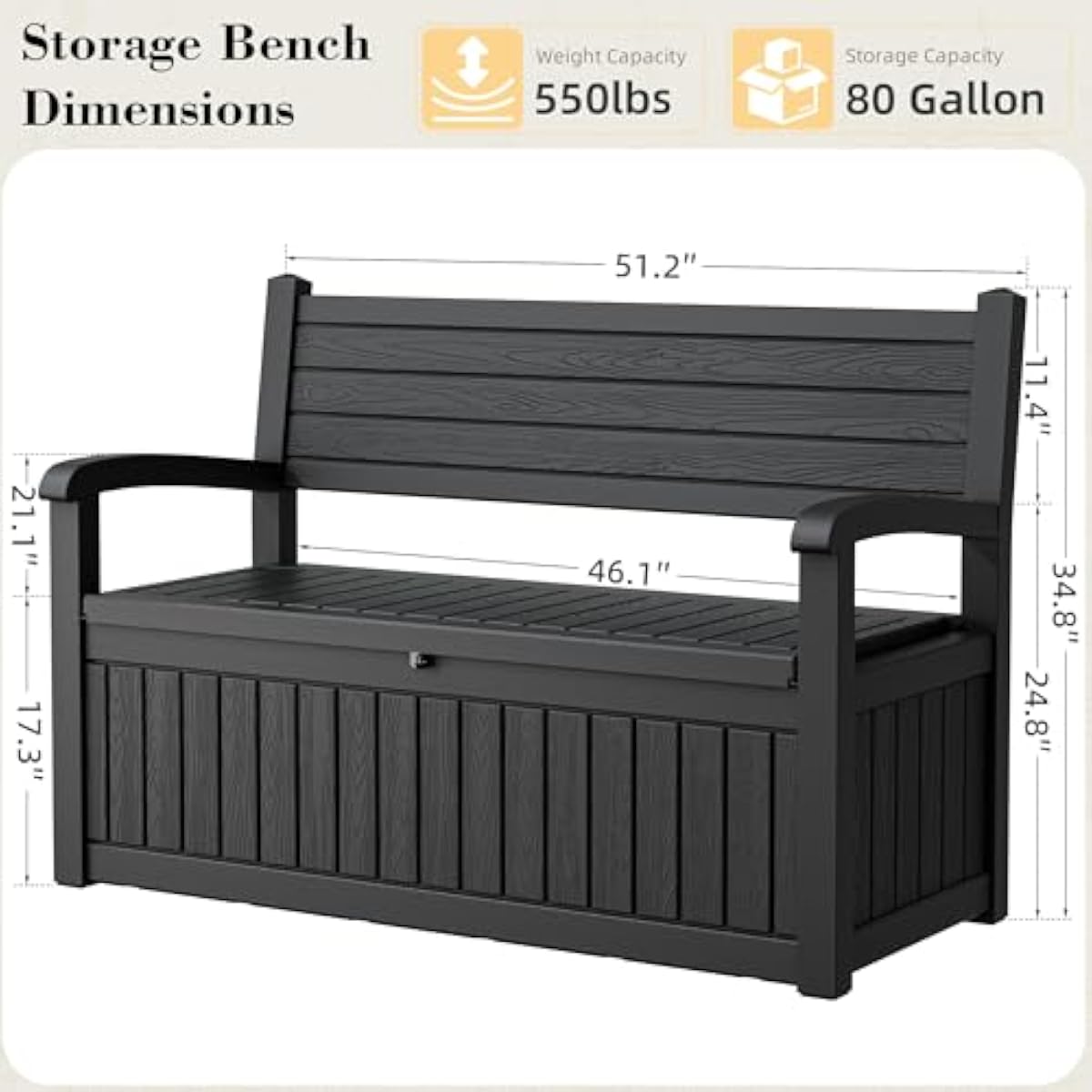 80-galonowy, wodoodporny, z ży – Outdoor Furniture Resin recenzja i cena