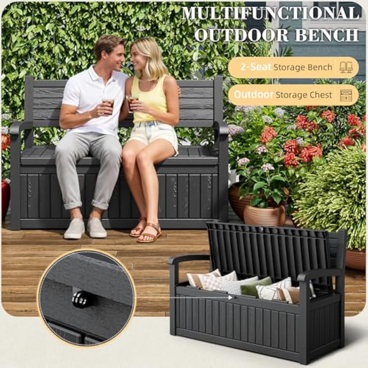 80-galonowy, wodoodporny, z ży – Outdoor Furniture Resin recenzja i cena