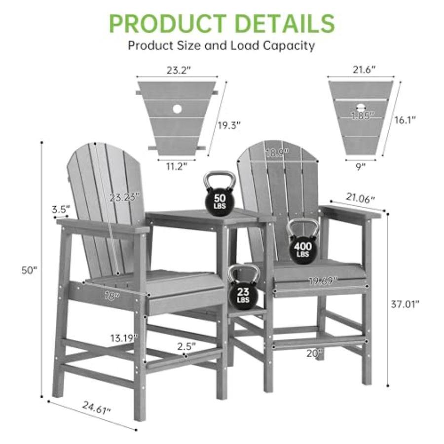 Zastosowanie na balkonie lub t – Adirondack Chair Wood recenzja i cena