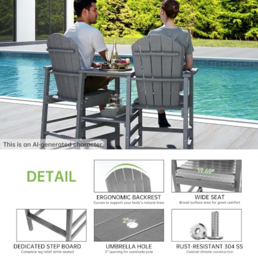 Zastosowanie na balkonie lub t – Adirondack Chair Wood recenzja i cena