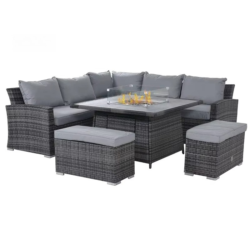 Zestaw mebli ogrodowych z wodo – Outdoor Furniture Fire Pit recenzja i cena