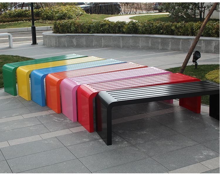 Ławka metalowa z blachy stalow – Outdoor Furniture Green recenzja i cena