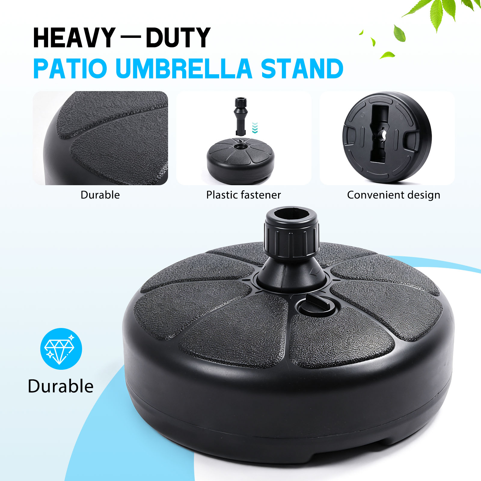 Podstawa parasola wypełniana w – Outdoor Furniture Sunbrella recenzja i cena