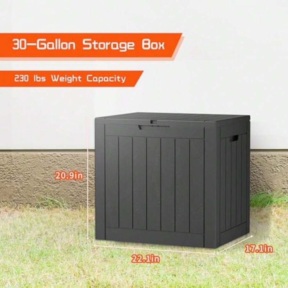 30-galonowy pojemnik na narzęd – Outdoor Furniture Resin recenzja i cena