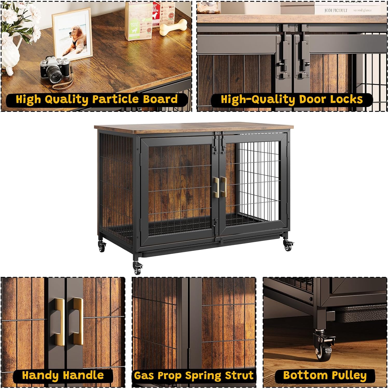 37,5-calowy drewniany mebel w  – Outdoor Furniture Glides recenzja i cena