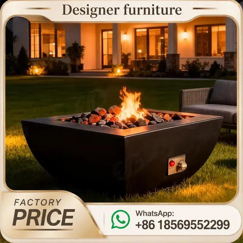 Niestandardowy stół z palnikie – Outdoor Furniture Fire Pit recenzja i cena