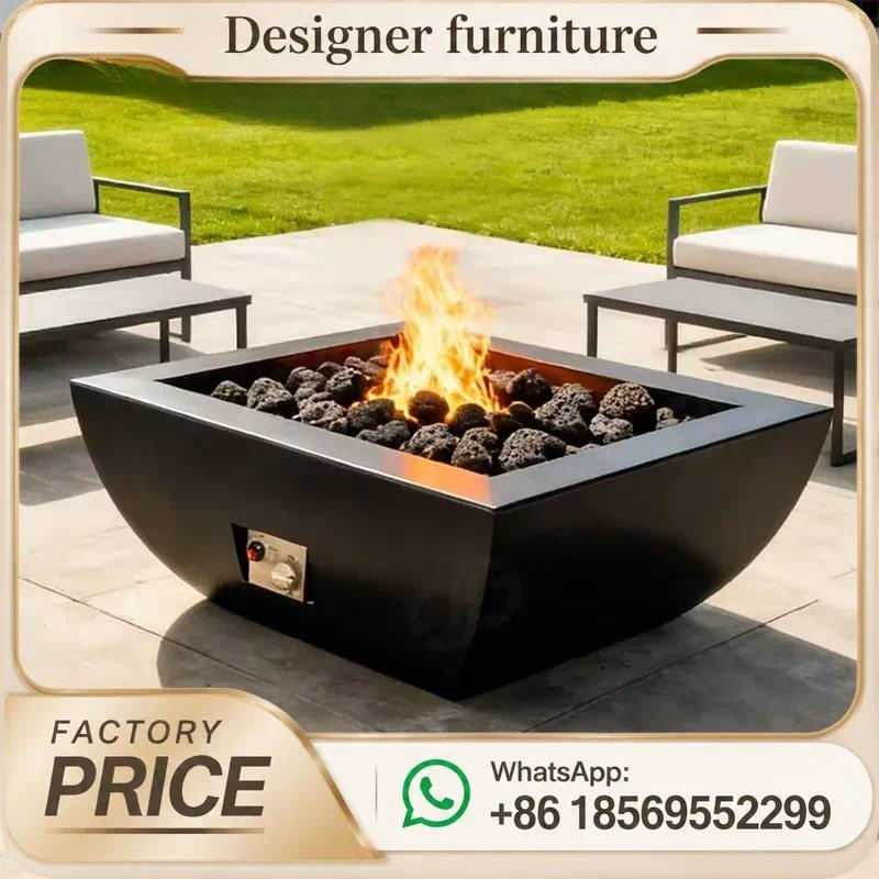 Niestandardowy stół z palnikie – Outdoor Furniture Fire Pit recenzja i cena