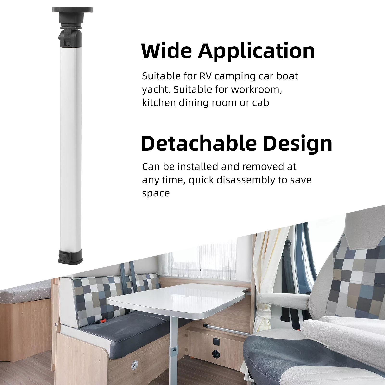 Nogi teleskopowe do stołu RV,  – Outdoor Furniture Legs recenzja i cena