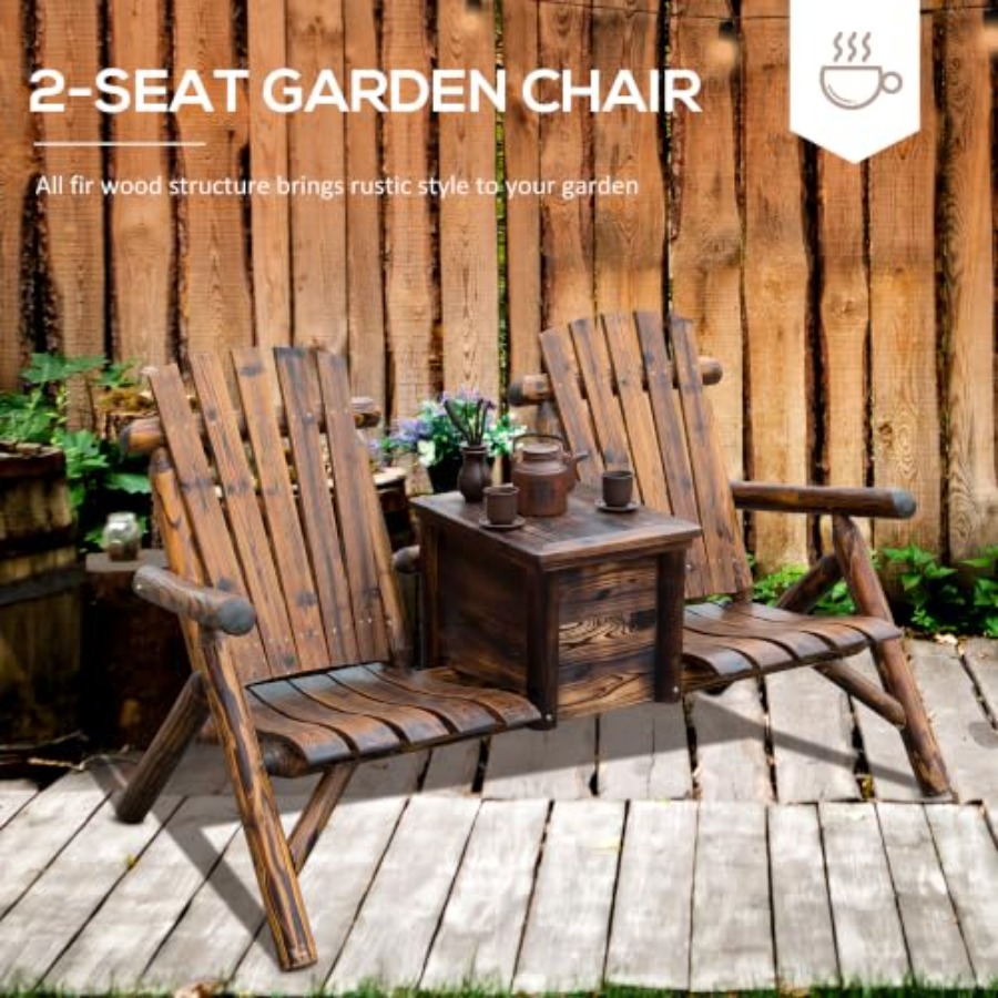Podwójna drewniana ławka Adiro – Adirondack Chair Wood recenzja i cena