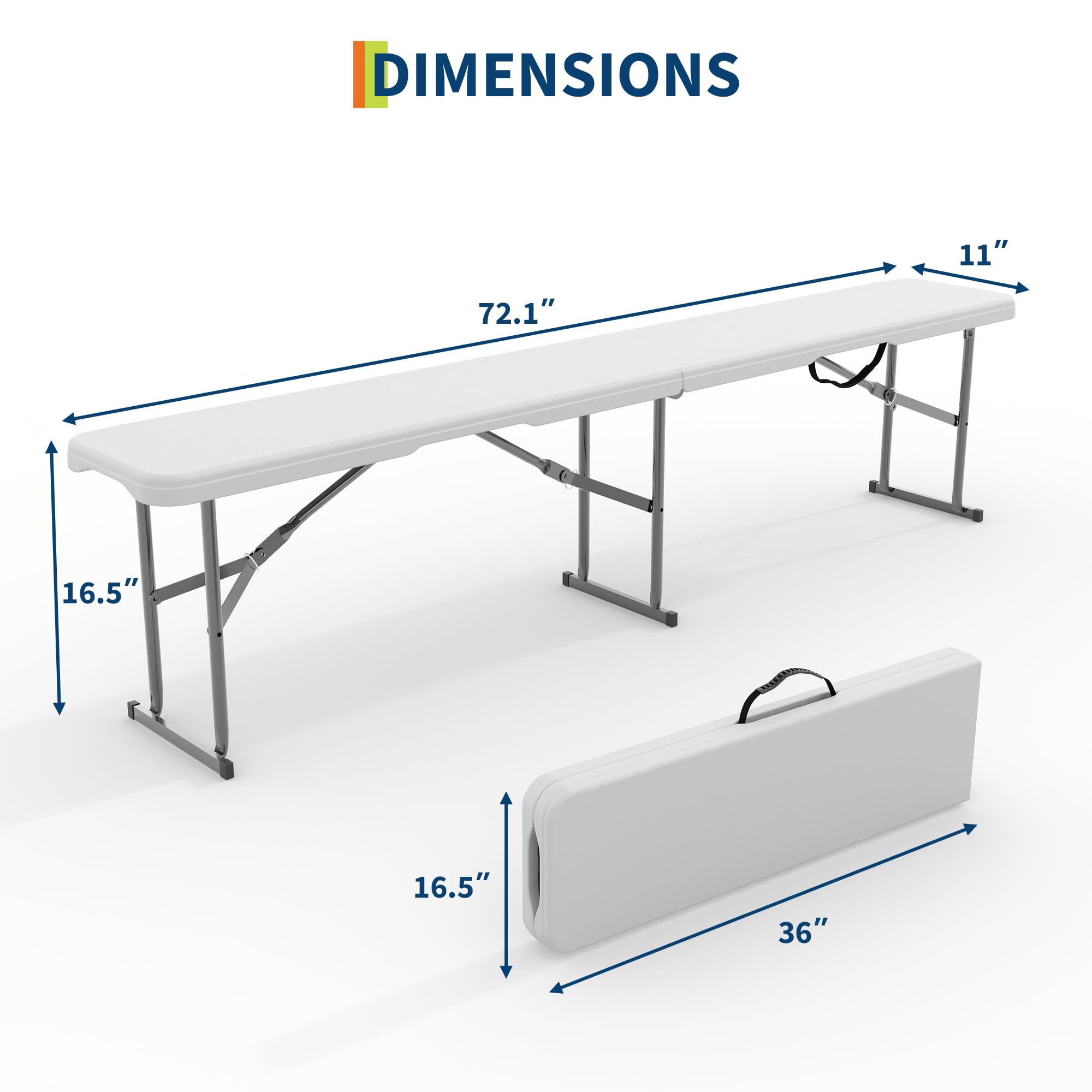 Zestaw 2 składanych ławek ogro – Outdoor Furniture Plans recenzja i cena