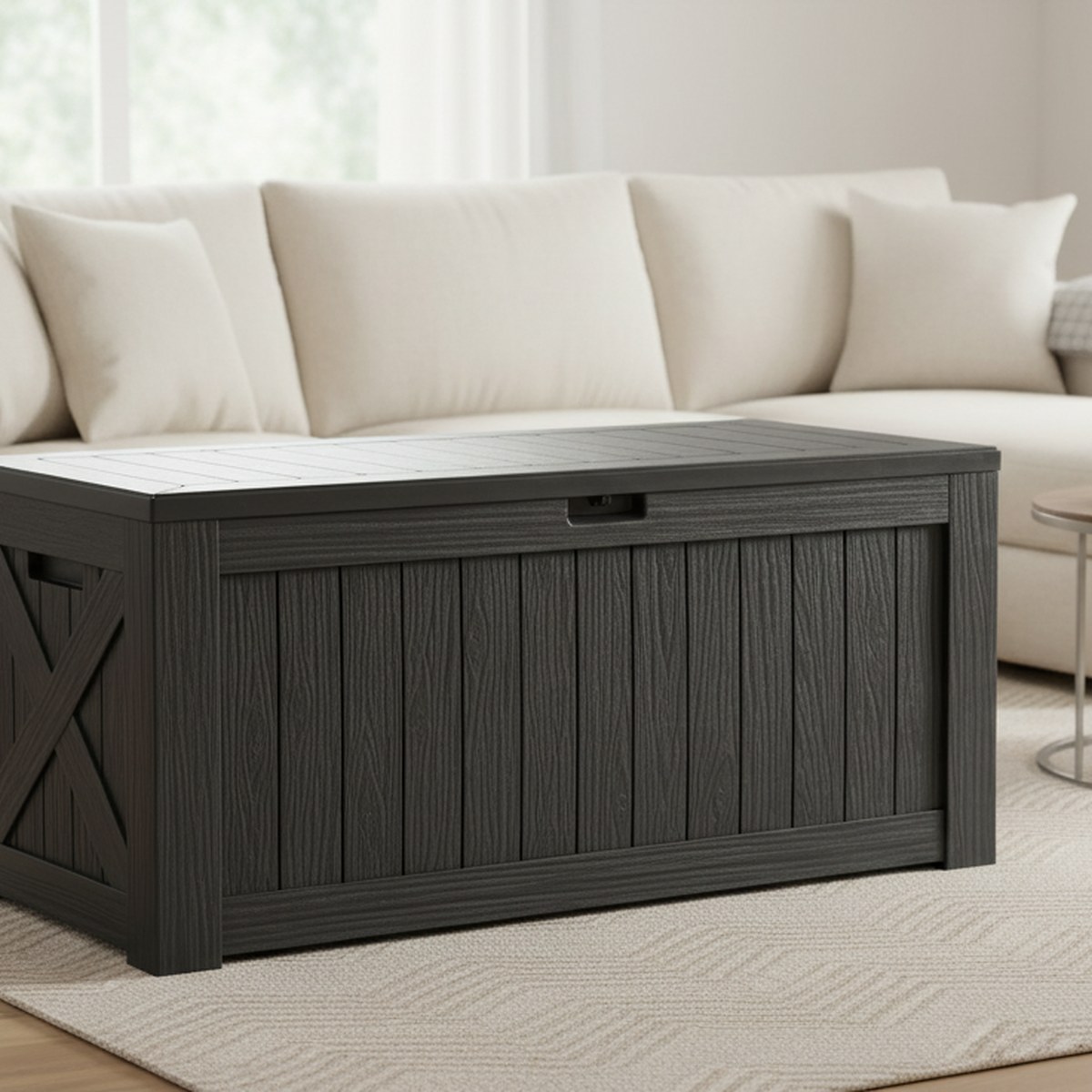 Duży, wodoodporny pojemnik ogr – Outdoor Furniture Resin recenzja i cena