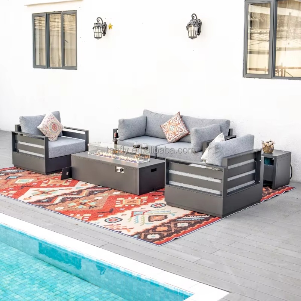 Zestaw mebli ogrodowych do wil – Outdoor Furniture Fire Pit recenzja i cena