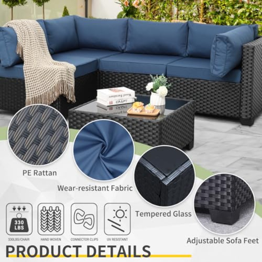 Zestaw mebli ogrodowych na pat – Outdoor Furniture Resin recenzja i cena