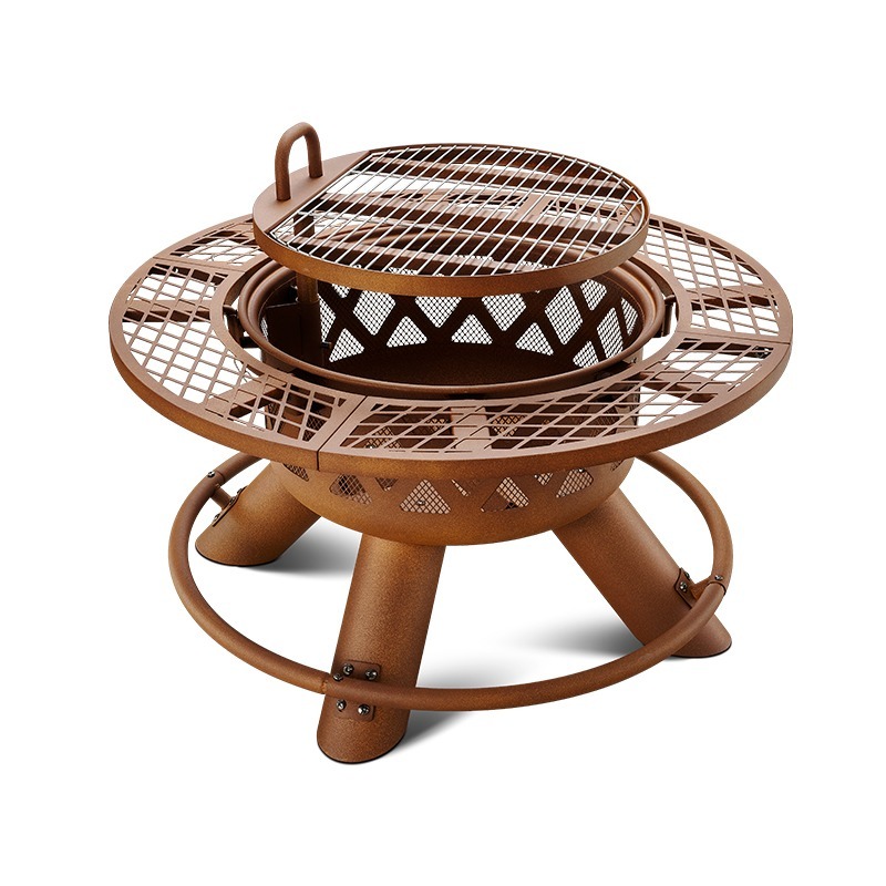 Nowoczesny, przenośny grill i  – Outdoor Furniture Fire Pit recenzja i cena