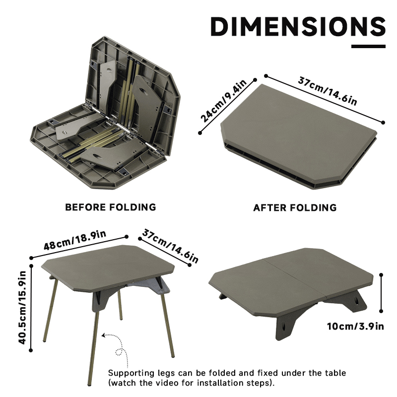 WESTTUNE Outdoor Camping Table – Outdoor Furniture Australia recenzja i cena