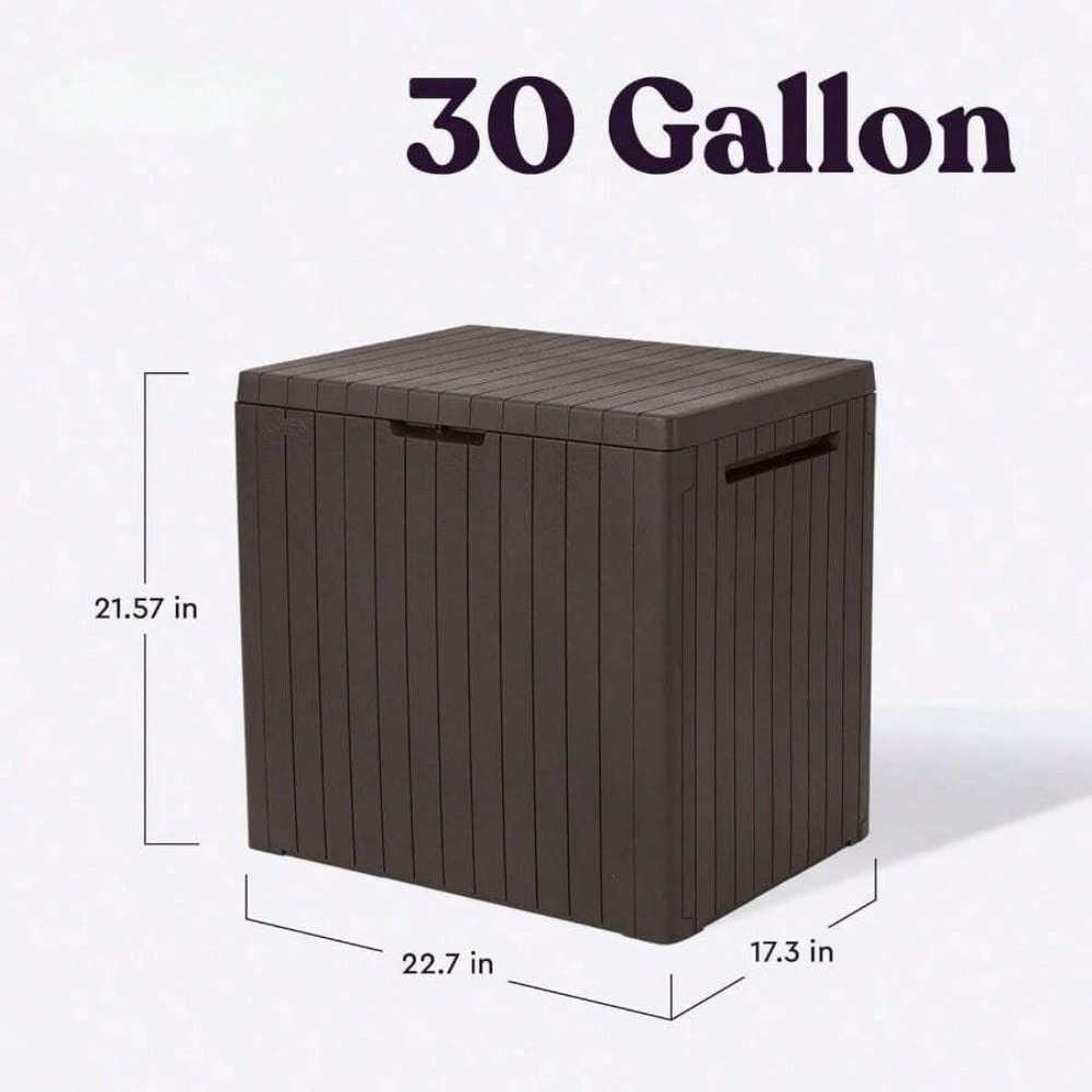 30-galonowy pojemnik z żywicy  – Outdoor Furniture Resin recenzja i cena