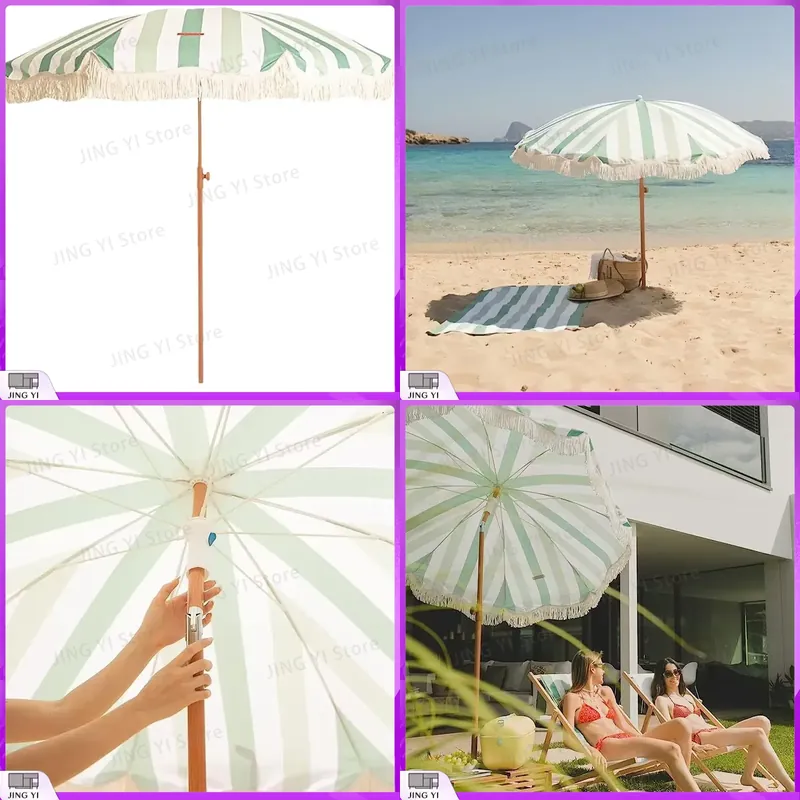 Przenośny zielono-biały paraso – Outdoor Furniture Green recenzja i cena